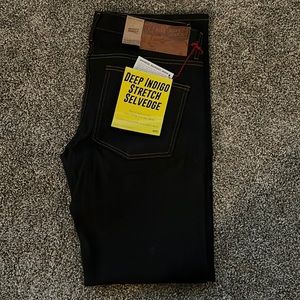 Naked & Famous SuperSkinny Deep Indigo Stretch Selvedge Jeans